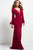 49957 Long Bell Sleeve Sheath Dress