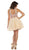 Floral Halter A-line Cocktail Dress