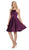 Poly USA - 8312 Sleek Halter Satin A-Line Dress