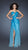 La Femme - Shimmering One Shoulder Sweetheart Empire Gown 18398 In Blue