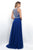 Stunning Crystal Embellished  Illusion Back Gown 11071