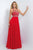 Jewel Embellished with Diamond Cutout Back Gown 10001