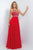 Blush - 10001 Jewel Embellished with Diamond Cutout Back Gown