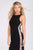 Beaded Side Panel Jersey High Neck Prom Dress JVN47769