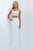 Two-Piece Beaded Top and Open Back Gown 11000