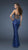 La Femme - Dazzling Sequined Sweetheart Sheath Gown 17506 In Blue