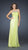 La Femme - 17452 Jewel-Trimmed Halter A-Line Gown In Yellow and Green