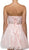 Dancing Queen - 9183 Strapless Jeweled Tiara Motif Cocktail Dress