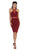 Illusion Halter Sheath Cocktail Dress