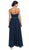 Strapless Shirred Sweetheart Chiffon Evening Dress