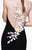 Tarik Ediz - Illusion Sweetheart Sheath Gown 50003 in Black