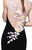 Tarik Ediz - Illusion Sweetheart Sheath Dress 50003 in Black