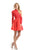 Johnathan Kayne - 5000 Long Sleeve Embellished A-Line Dress in Red
