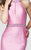 Tarik Ediz - Halter Neck Mermaid Gown 50013 in Pink