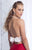 Tarik Ediz - Two Piece Mermaid Gown 50039 in White and Red