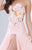 Tarik Ediz - Floral Long Dress 50065 in Pink