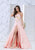 Tarik Ediz - Floral Long Dress 50065 in Pink