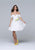 Tarik Ediz - Off Shoulder Cocktail Dress 50075 in White