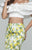 Tarik Ediz - Two Piece Ruffled Long Dress 50079 in White and Multi-Color