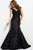 50082 Lace V-neck Mermaid Dress
