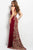 50084 Gilt Embroidered Keyhole Gown