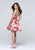 Tarik Ediz - Strapless Cocktail Dress 50093 in Multi-Color
