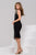 Black Fitted Cocktail Dress 50176