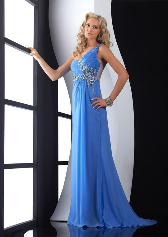 Jasz Couture - 5025 Dress in Periwinkle