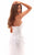 Tarik Ediz - 50257 Floral Embroidered Strapless Tulle Overskirt Gown In White