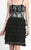 Sue Wong - N4100 Sleeveless Tiered Ruffle Cocktail Dress in Black
