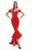 Tarik Ediz - 50284 Off-Shoulder High Low Mermaid Gown In Red