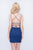 Nina Canacci - 502 Sleeveless Plunging V-neck Fitted Dress