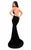 Tarik Ediz - 50305 Plunging Cutout Sleeveless Mermaid Gown In Black