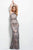 50314 Beaded Fitted Evening Gown