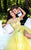 Tarik Ediz - 50317 Beaded Lace Sheer Slit Evening Gown In Yellow