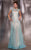 MNM Couture - 9592 Enticing Cutout Jewel Evening Gown in Blue