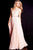 50419 Embellished Illusion Bateau Chiffon A-line Dress