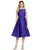 Adrianna Papell - Sleeveless V-Back Tea Length Dress 41899070