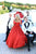 Tarik Ediz - 50511 Ruched Detailed Off Shoulder Ballgown In Red