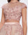 Mac Duggal Ballgowns - 50524H Two Piece Embellished Ballgown In Pink