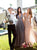 Tarik Ediz - 50548 Plunging V-Neck Electric Pleated Gown In Silver and Gold