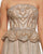 Mac Duggal Couture - 50561D Strapless Embellished Peplum A-line Dress In Nude