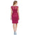 Adrianna Papell - Bateau Neckline Lace Cocktail Dress 81925540 in Pink