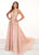 Rachel Allan Prima Donna - 5058 Two Tone Beaded Tulle Ballgown In Pink and Gold