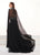 Rachel Allan Prima Donna - 5060 Beaded Dress With Detachable Cape In Black and Gray