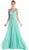 Cinderella Divine - Crisscrossed Ornate Illusion Panel Gown