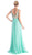 Cinderella Divine - Crisscrossed Ornate Illusion Panel Gown