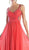 Cinderella Divine - Crisscrossed Ornate Illusion Panel Gown