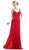 Cinderella Divine - Crisscrossed Ornate Illusion Panel Gown