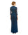 Adrianna Papell - Quarter Length Sleeves Long Dress AP1E200282 in Blue